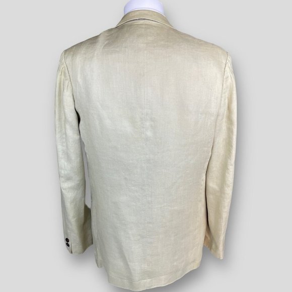 ixi:z Schoolboy Blazer Men's L Japanese Linen Unstructured Sports Jacket Íxi:z - Picture 6 of 16